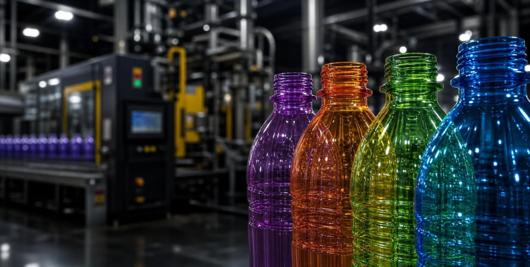 Solvent dyes in plastic and masterbatch for brilliant transparent color effects