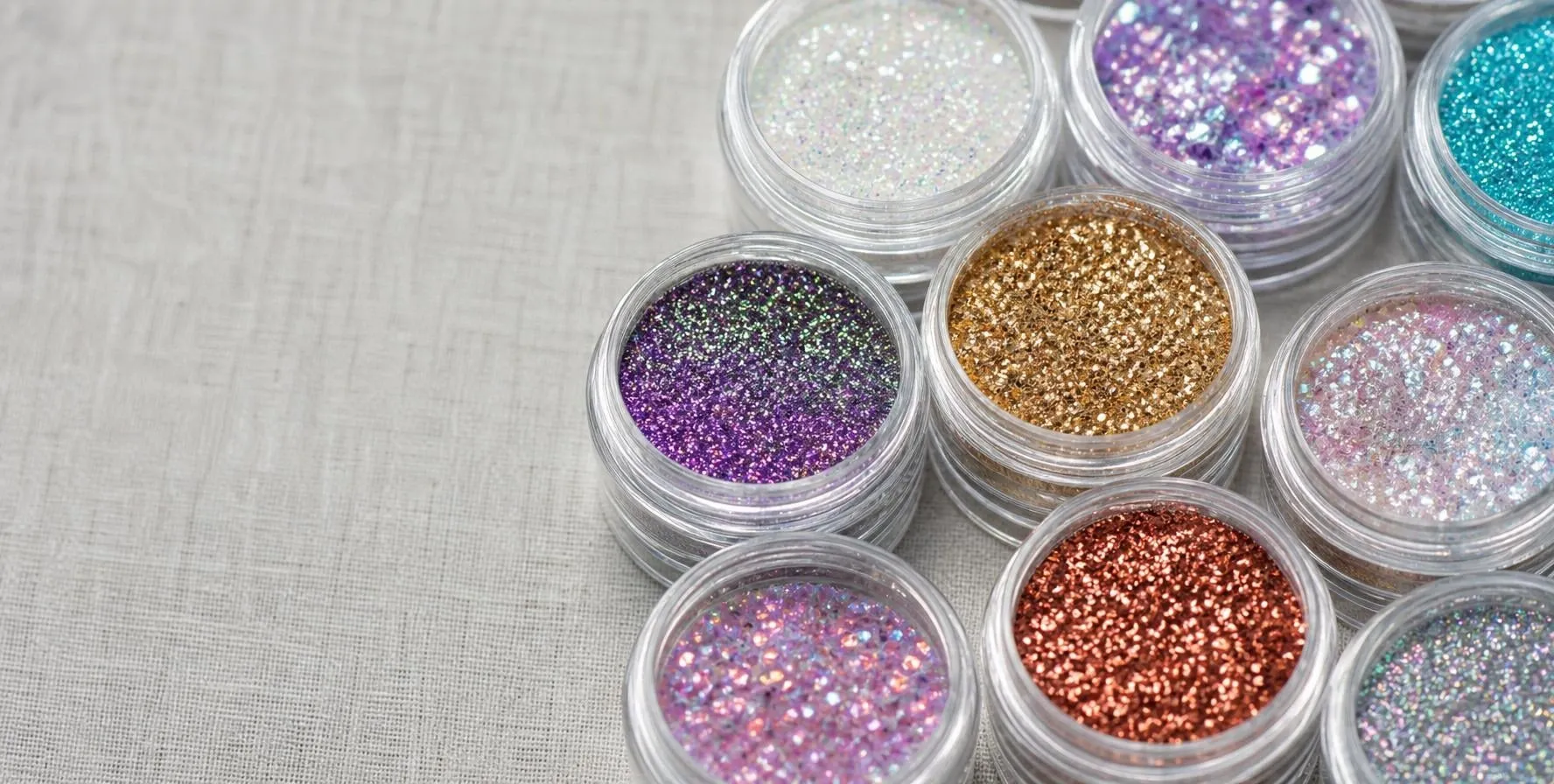 Glitters for decorative, cosmetic and industrial applications