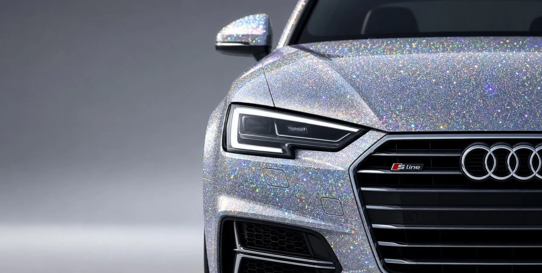 Glitters in automotive coatings for premium sparkle and dynamic light effects